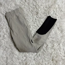 Women’s Size IT36 Tan Equiline Knee Patch Horseback Riding Breeches