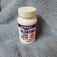Probiotiv Bloating + Gas Relief Probiotics Digestive Immune Support 30 Chewable