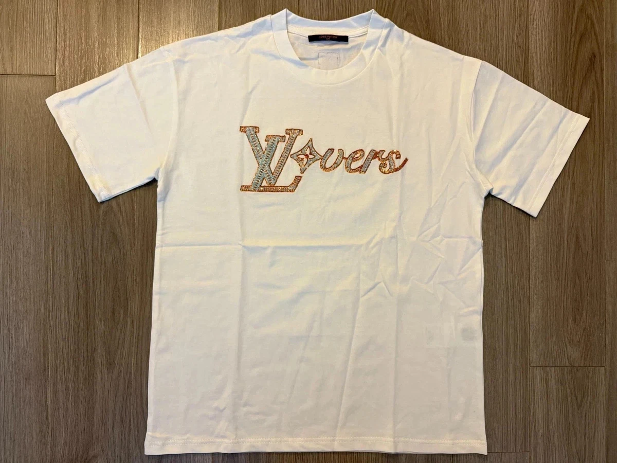 VUITTON メンズ Tシャツ 半袖 クリームホワイト Louis Vuitton Cotton Short Sleeve T-Shirts for Men for sale - eBay