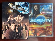 Serenity Movie + Firefly Complete Series DVD Set with 3 Never Aired Episodes VG