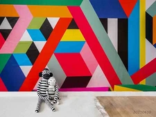 3D Geometric Graphics Wall Murals Wallpaper Murals Wall Sticker