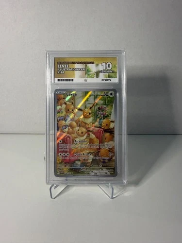 ACE 10 GEM MINT Perfect 10 Subgrades Eevee 188/167 SV06 Illustration Rare