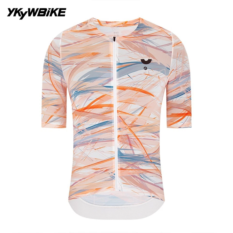YKYWBIKE YKYW Summer Cycling Jersey Soft Light Breathable MTB Maillot Short Sleeve Shirt