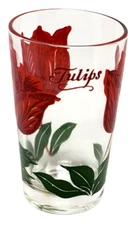 Vintage Boscul Peanut Butter Tulips 4 Oz. Juice Glass