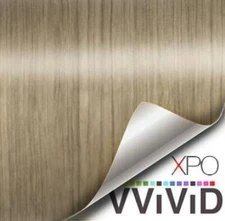 VVivid Light Teak Wood Grain Vinyl Wrap Architectural Film | V118