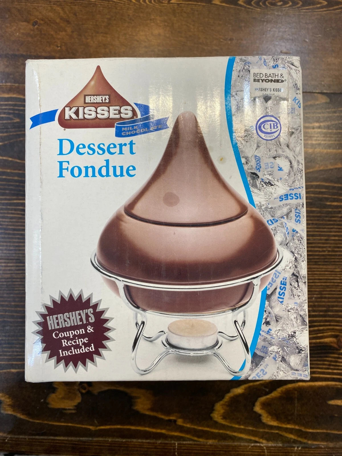 Hershey's Kisses Milk Chocolate Dessert Fondue Set Candy Dish New