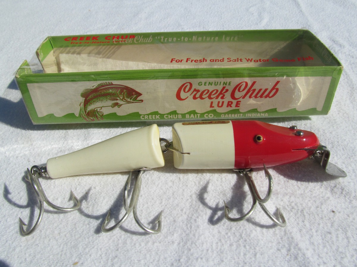 Creek Chub 3852 Beetle ホワイト c 1940 Creek Chub 3852 Beetle ホワイト c 1940