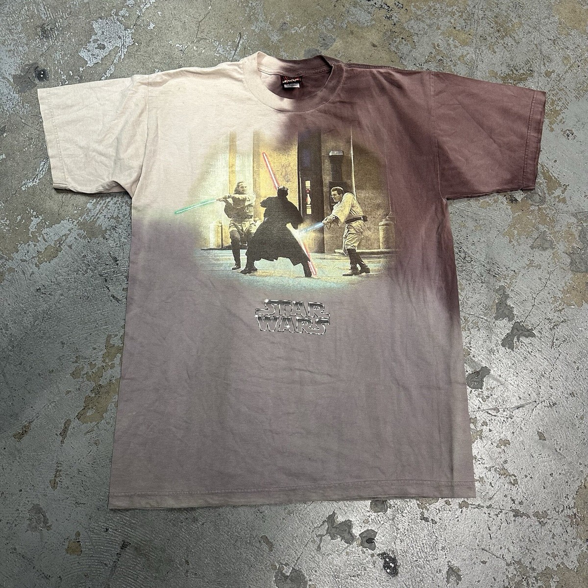 Vintage 1999 Star Wars Episode 1 Obi Wan Darth Maul Qui-Gon Jinn T