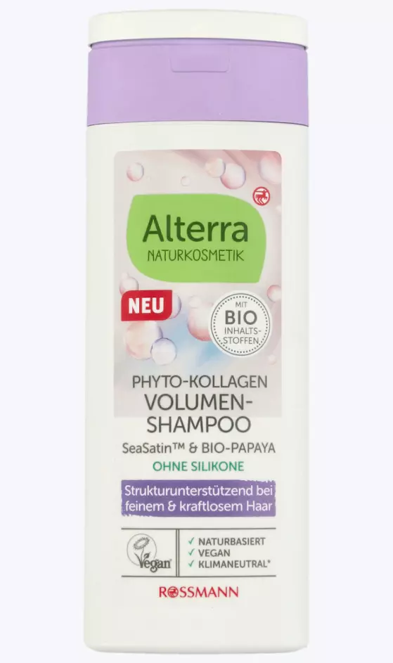 Alterra Phyto Collagen VOLUME Shampoo SeaSatin BIO Papaya Vegan 200ml