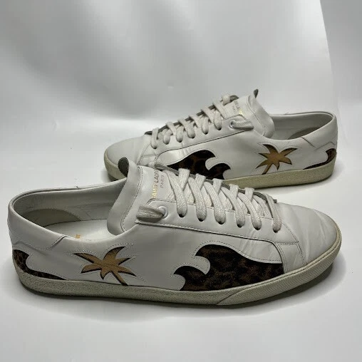Arthur Conan Doyle Kamel Gæstfrihed Saint Laurent White Leather Palm Tree Low Top Sneakers Size 43 | eBay Arthur Conan Doyle Kamel Gæstfrihed Saint Laurent White Leather Palm Tree Low Top Sneakers Size 43 | eBay