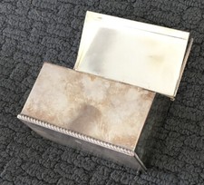 Silverplate Tea Caddy In Silver Plated Collectibles for sale | eBay