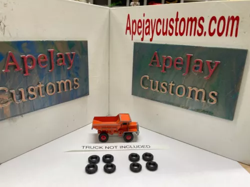 Vintage Matchbox Series Lesney No28 Mack Dump Truck (TIRES ONLY)