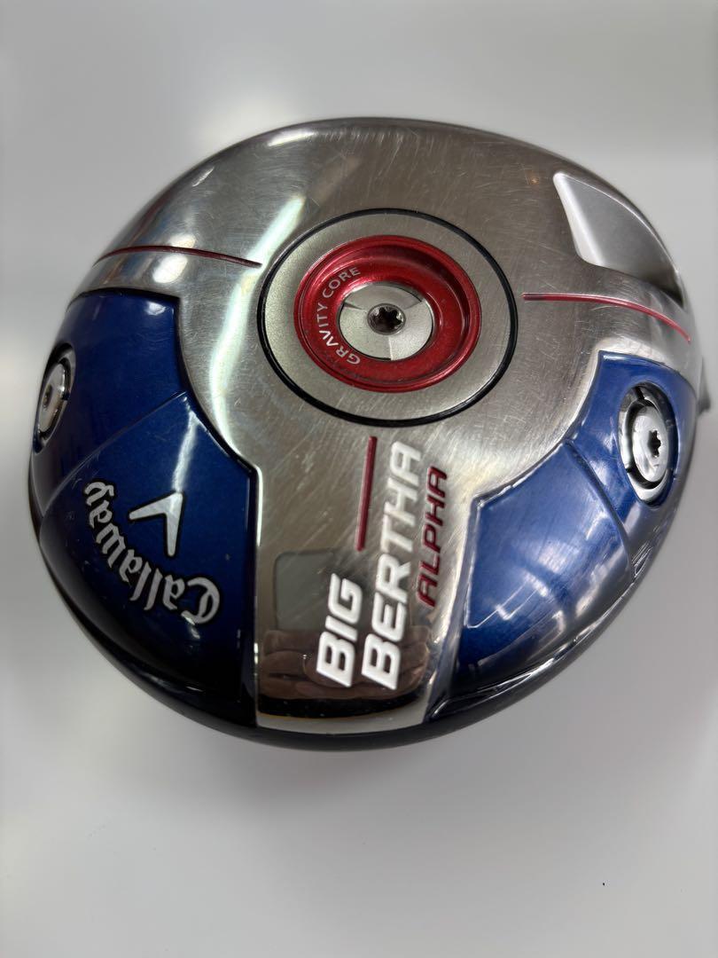 Callaway BIG BERTHA ALPHA 9.0 Driver Head Only Right Handed Used 
