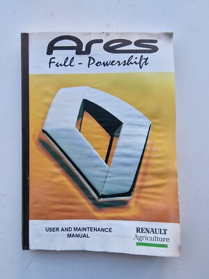 RENAULT ARES 826 VOLL POWERSHIFT TRAKTOR BEDIENUNGSANLEITUNG