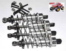 Rc Car Aluminium Suspension Front & Rear Shocks Set For Tamiya Monster Beetle