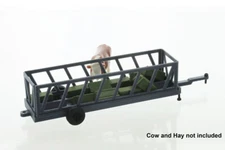 Gray 1:64 Portable Livestock Cattle Hay Feeder Plastic 3D TO SCALE Farm Diorama
