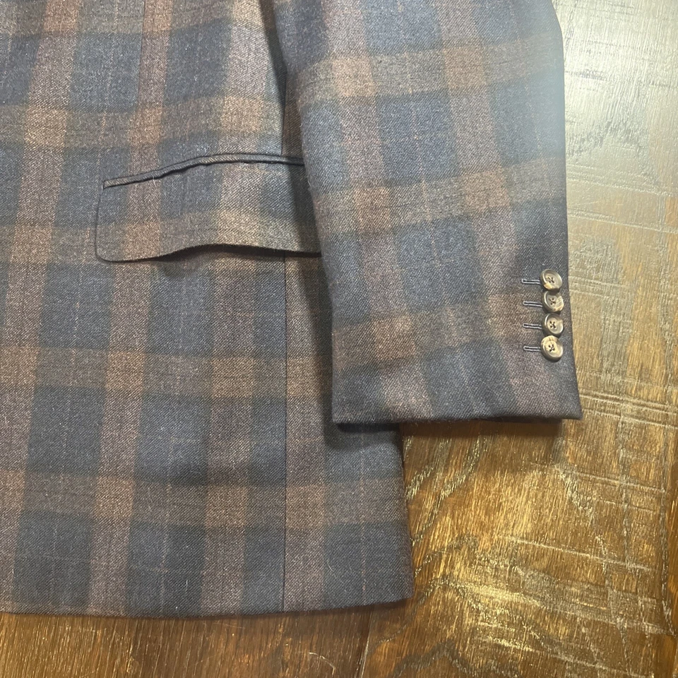 Abrigo Blazer Deportivo de Lana Belvest Hecho en Italia Talla 54 Gota 7R Excelente Estado Foto 2 de 4