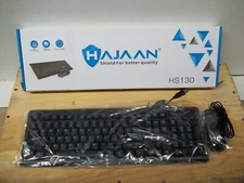 HAJAAN HS130 Shield for better quality black keyboard and mouse