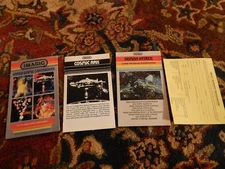 IMAGIC ~ATARI VIDEO GAME SYSTEM~ LOT [Manuals Booklets Warranty] "Demon Attack"+