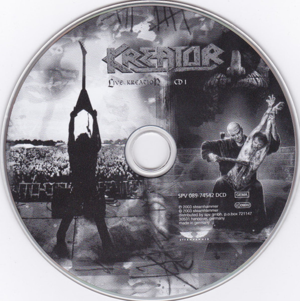 Kreator - Live Kreation CD 2003 Steamhammer – SPV 089-74542 DCD [2 Kreator - Live Kreation CD 2003 Steamhammer – SPV 089-74542 DCD [2