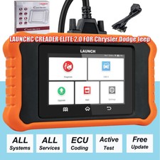 Launch X431 Elite 2.0 Bidirectional Tool For Chrysler Dodge Jeep Obd2 Scanner Us