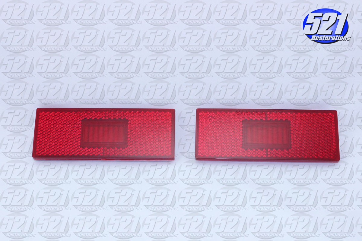 Red Rear Side Marker Assembly Lamp Lenses For 1970 Road Runner GTX – Gearhead Enterprises