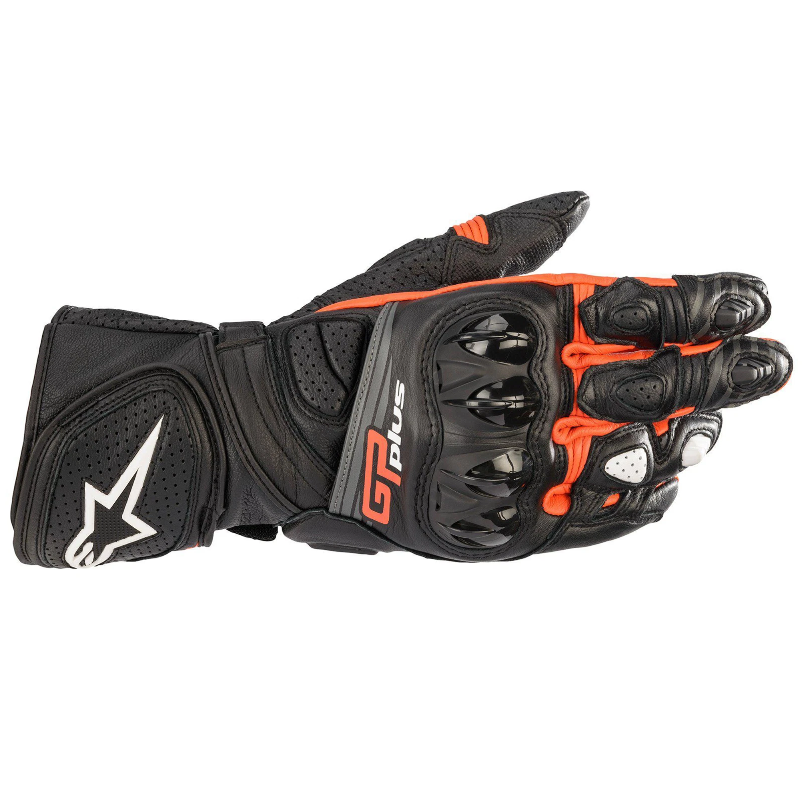 Guantes Alpinestars GP Plus R V2 Negro Rojo Fluo (