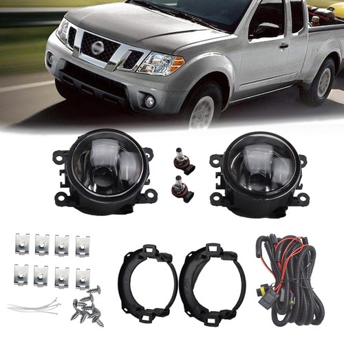 Pair Front Bumper Fog Lights Lamps LH & RH For 2010-2019 Nissan Frontier