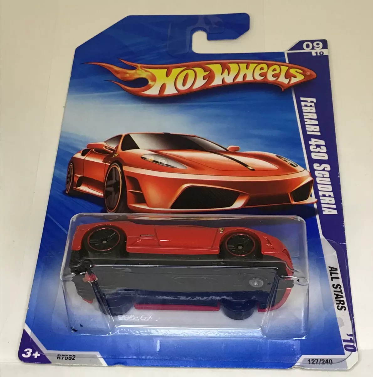 Hot Wheels 2010 All Stars Red Ferrari 430 Scuderia