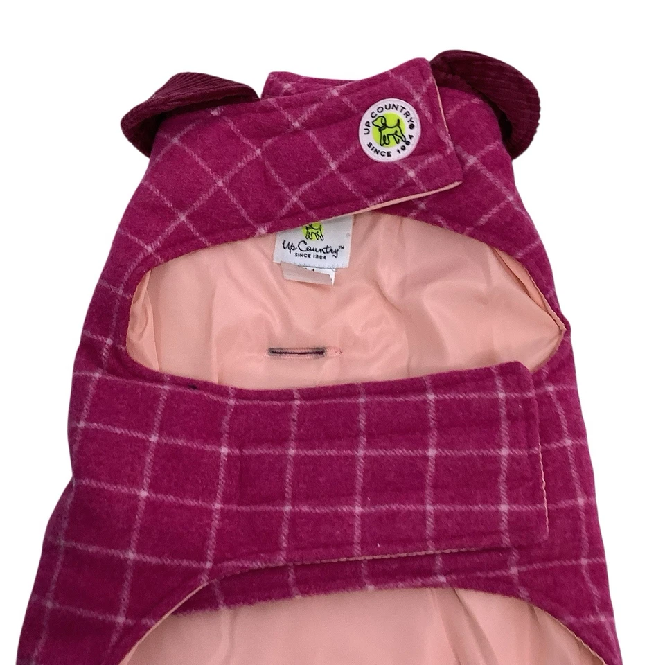 Casaco de lã country tamanho 14 rosa tweed mistura - Imagem 4 de 4