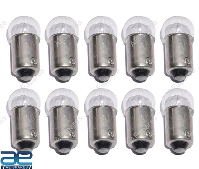 10 Stück Neu Parkplatz Tacho Drehen Glühbirnen 12v-3w Ba9s/8.8mm Gec - Bild 1 von 4
