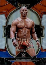 2023 Panini Select WWE - Red & Blue Prizms #60 Shelton Benjamin