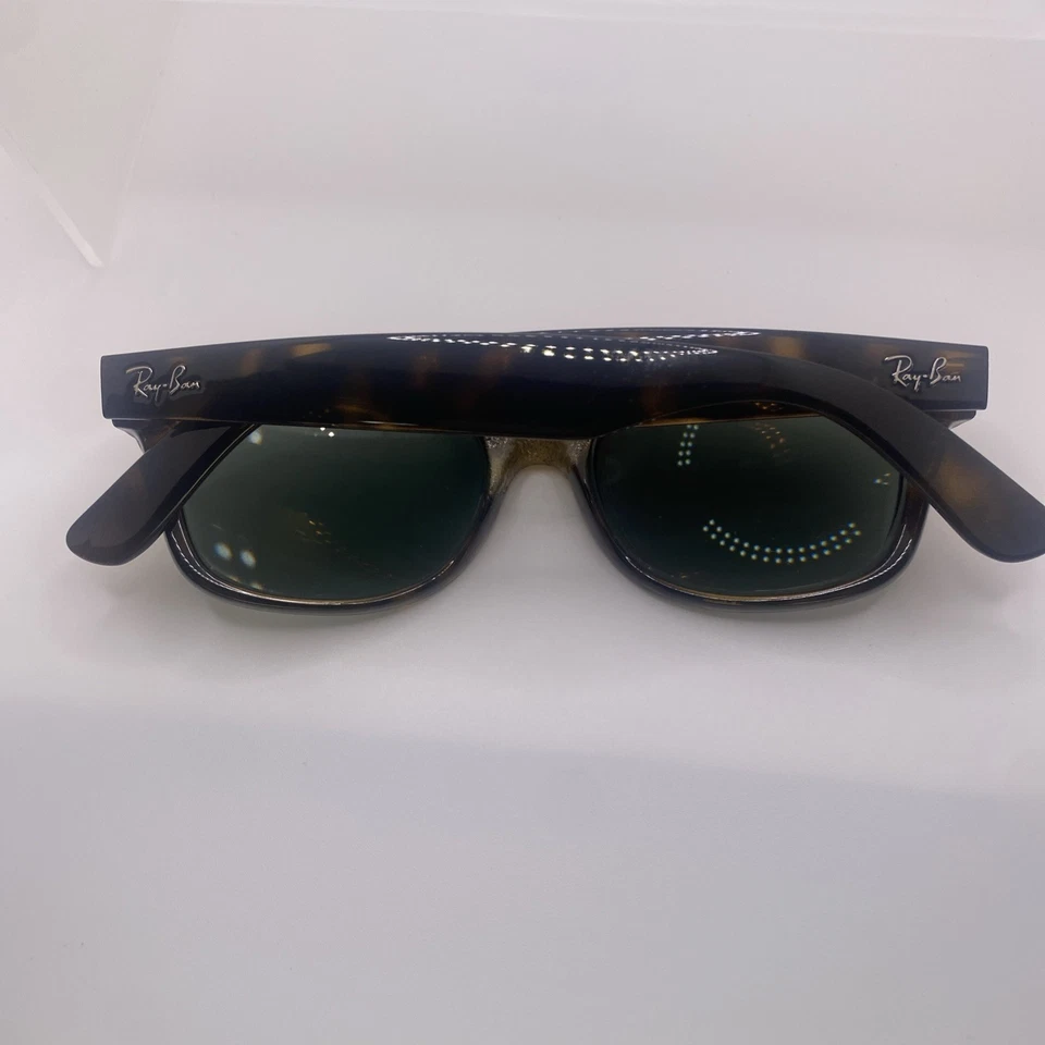 Gafas de sol Ray-Ban nuevas Wayfarer SOLO MARCOS RB2132 Hombres 52-18 Marrón Tortuga 054 Foto 4 de 4