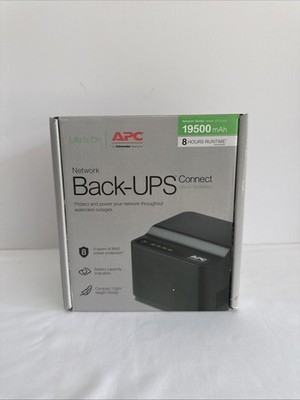APC UPS, Back-UPS, Connect VoIP/Modem, 19500 mAH, Uninterrupted Power Supply