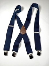 Carhartt blue suspenders excellent condition 2" wide