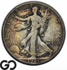 1921-S Walking Liberty Half Dollar, Low Mintage Key Date, Desired In All Grades
