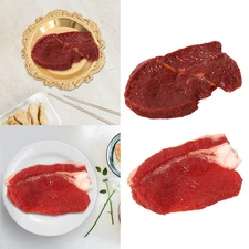 Realistic Simulation Meat Lifelike Fake Meat Meat Model for Cabinet Desk Home