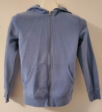 Sonoma Supersoft Hoodie Boys Size M Medium Blue Full Zip Sweatshirt Jacket