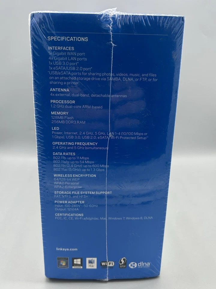 Linksys WRT1900AC Dual Band Wi-Fi Router - Sealed - Image 3 of 4