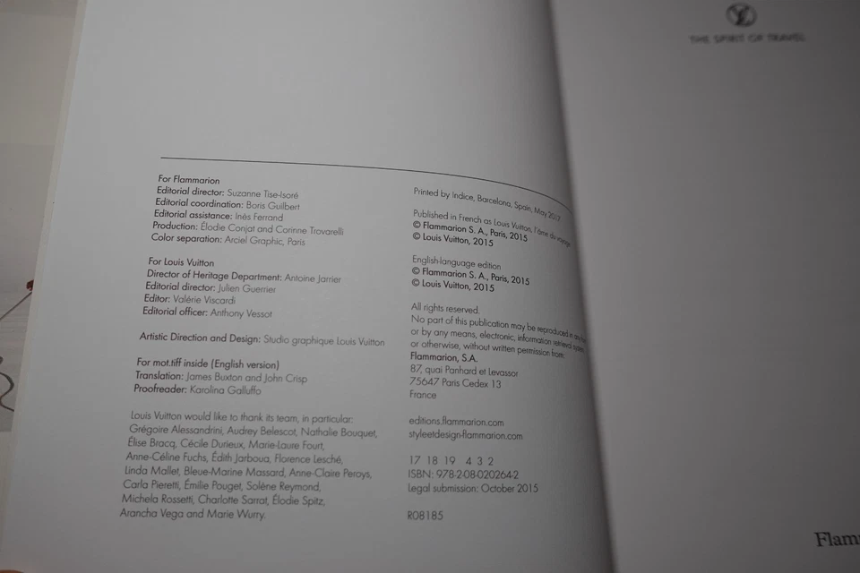 Louis Vuitton The Spirit of Travel 2015 Original Book - Image 4 of 4