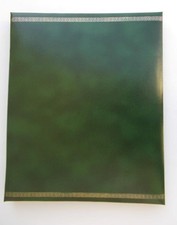 Vintage Green Scrapbook Photo Album 35 New Pages Gold Embossing 12" x 14 1/2"