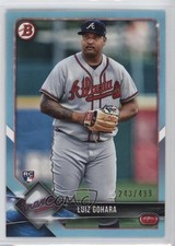 2018 Bowman Sky Blue 243/499 Luiz Gohara #91 0l1