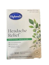 1 Hyland's Headache Relief Homeopathic, 100 Tablets, Quick-Dissolving