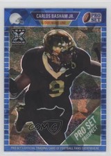 2021 Leaf Pro Set Metal Blue Crystals 8/35 Carlos Basham Jr #13 4g8