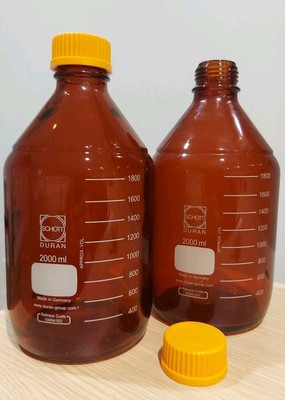 SCHOTT DURAN Amber Bottle  2000ml  x2