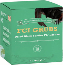 5LB Dried Black Soldier Fly Larvae for Chickens,High Calcium,Non-Gmo,60-100X Mor