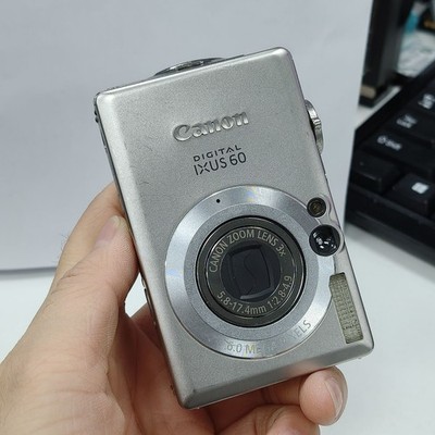 Canon IXUS 60 6.0MP 3X Optical Zoom CCD Digital Camera English -85% New
