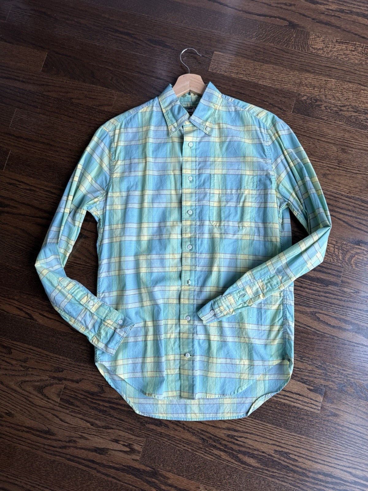 Gitman Bros. Vintage Long Sleeve Shirt USA M
