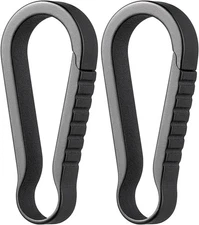 TISUR Titanium Key Ring Hooks, Small Carabiner Keychain Clip,Mini Snap Keyring