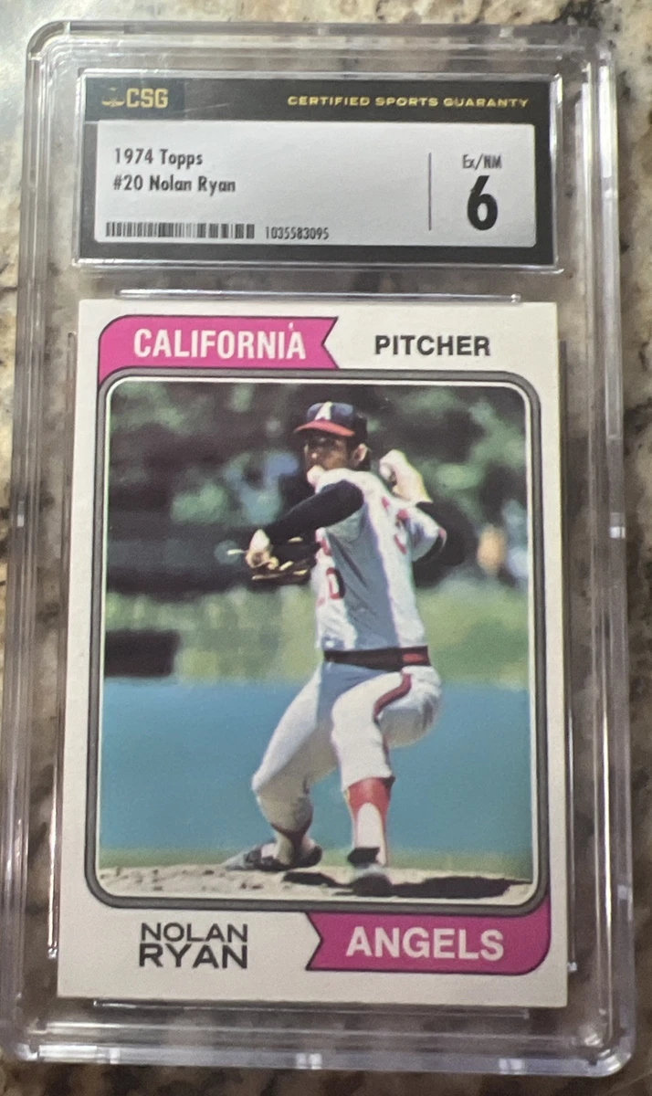 Nolan Ryan Baseball 1974 Season Sports Trading Cards & Accessories